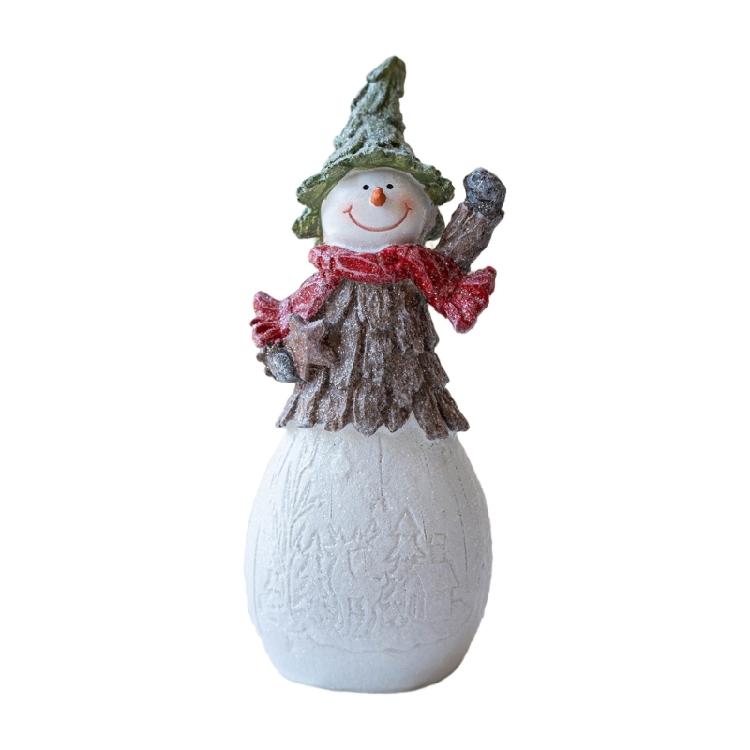 Миниатюрная Рождественская Семья Снеговиков Резиновая Поделка Фигурка Настольное Украшение Праздничный Акцентный Орнамент Для Праздничных Вечеринок