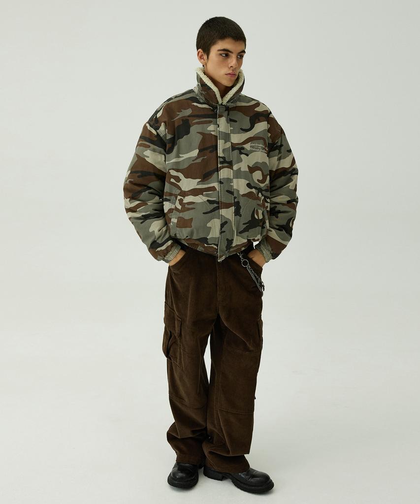 MAGOODGAN Farburn 4417 Cargo Corduroy Dark Brown Pants