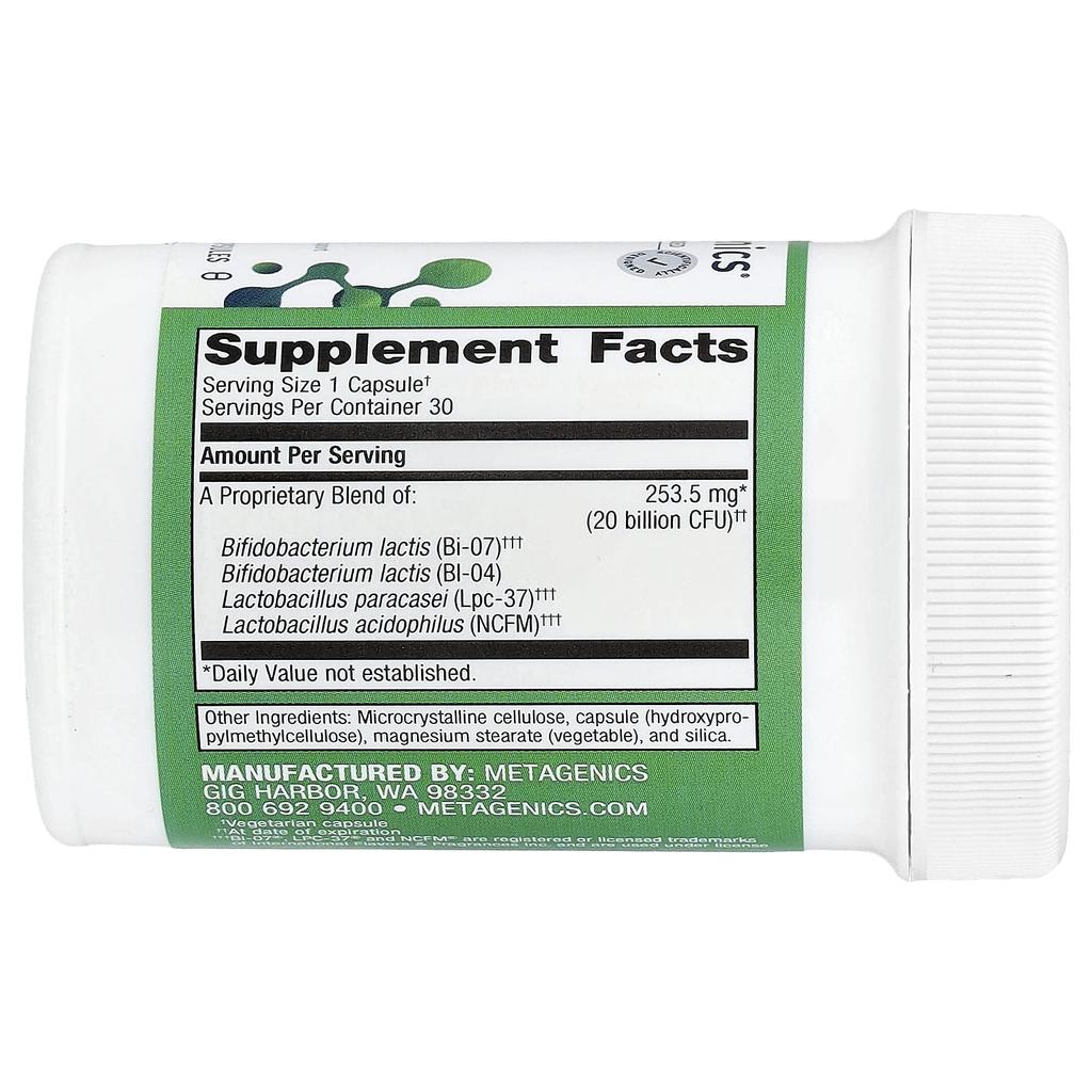 Ultraflora® Restore Probiotic, 30 Capsules (253.5 Mg (20 Billion Cfu) per Capsule)