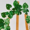 Plastic Vines Simulated Rattan Leaves Decorative Leaves Green Leaves Turtle Back Leaves Artificial Plants Gift Pipe Decoration
