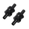 Auto Parts Fuel Check Valve Real Carburetors Black One-Way Aluminum Alloy Fuel Check Valve Inline Mm Carburetors
