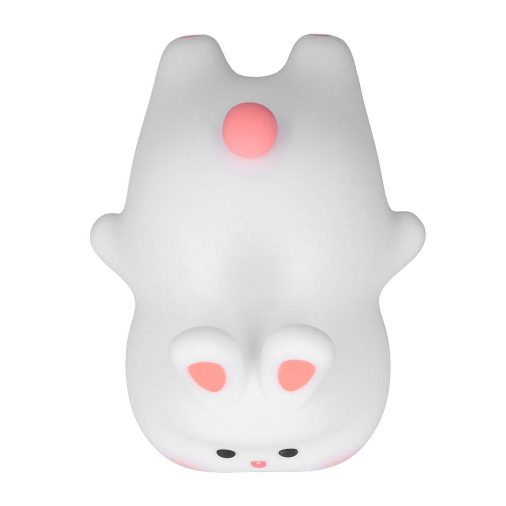Pat Night Light Cute Rechargeable 3 Levels Brightness Silicone Cartoon Pat Sleeping Lamp for Children