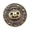 Halloween Coin Festive Trick-or-Treat Coins with Pumpkins Artistic Handmade Commemorative Coins Decision Maker Yes/No Coins