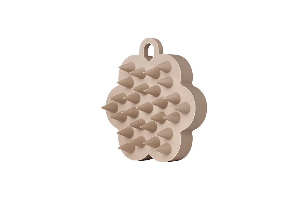 Escova Relaxante para Couro Cabeludo ULRUB para cabeça e cabelo do couro cabeludo Escova dedicada com pegada firme e moderada Gancho de silicone para couro cabeludo Adequada para e (1 escova) massagem,