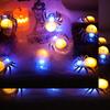 Halloween LED Spider & Candle Dual-Color Night Light