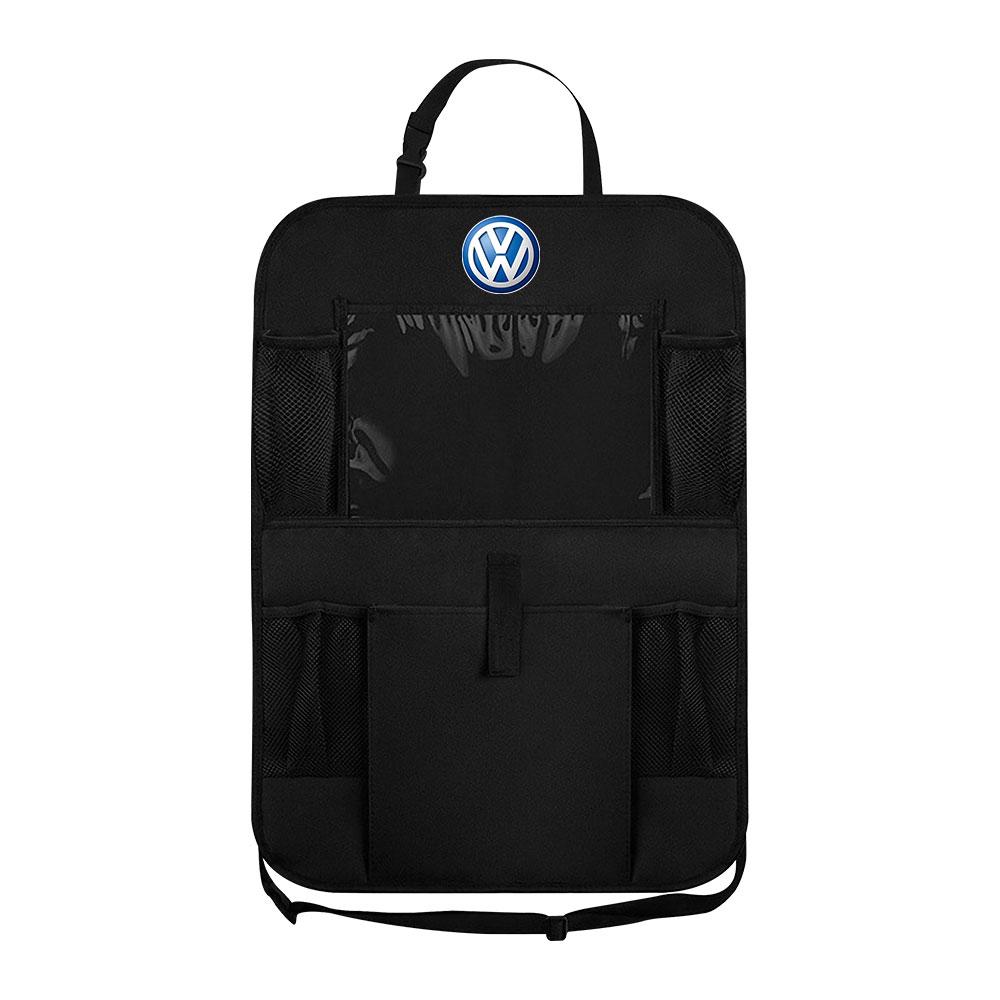 

2026 Hot For VW VOLKSWAGEN For Volkswagen VW R GTI Beetle RLine Golf 1/2pcs Large Capacity Car Seat Back Classified Storage Port