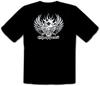 Custom Bike Kustom Rockabilly Live To Ride Chopper Black TShirt 311