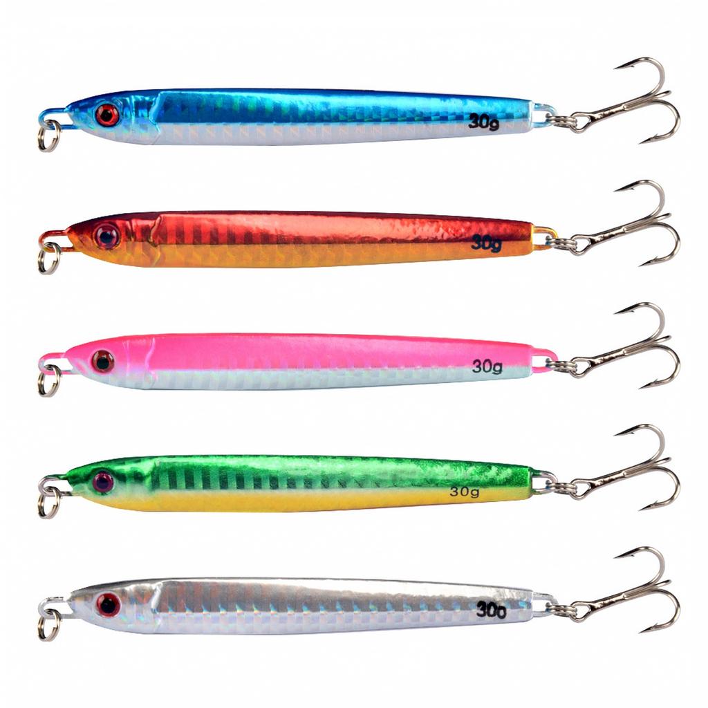 5 Colors Weighted Sinking, Long Artificial Fishing