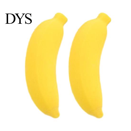 Travel Stress Reliever 2Pcs Relief Simulation Banana Toy Anti-Anxiety Color Changing Squeeze Fidget Slow Rising Fruit Sensory Office Worker