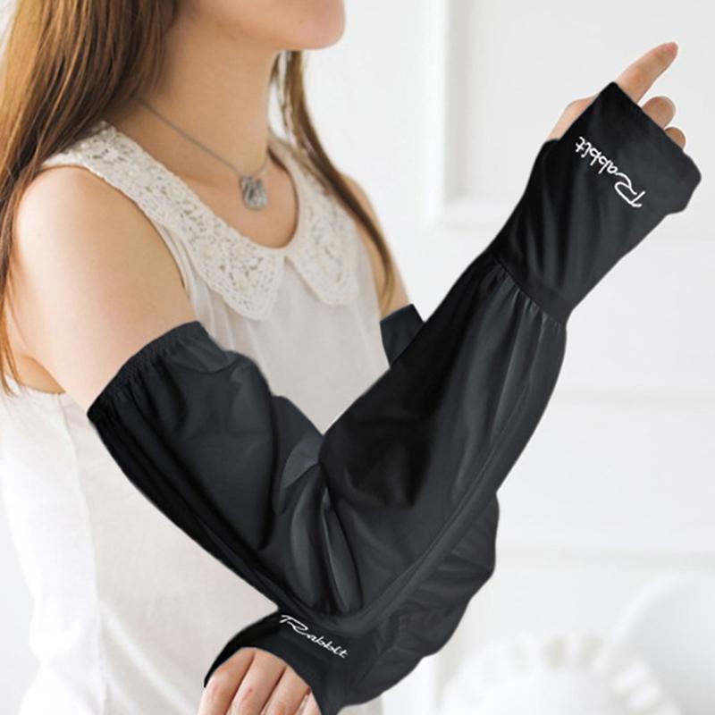 Sun Protection Cooling Ice Sleeves Anti-Uv Silk Arm Cover For Men Women Light And Loose Breathable Ice Sleeves Outdoor Summer