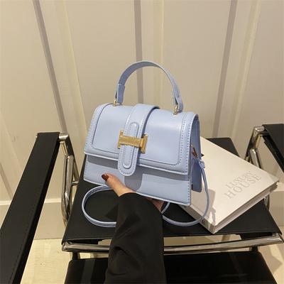 Bags Fashion Small Square Bag Pu Textured Handbag Niche Versatile Shoulder Bag Crossbody Bag