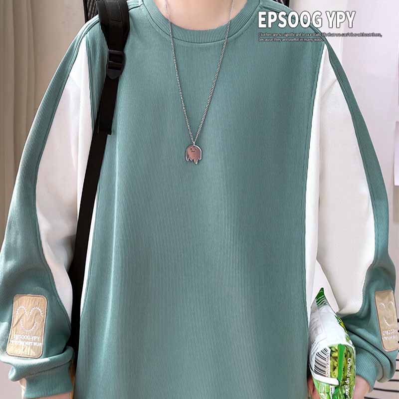 Casual Round Neck Sweater Round Neck Fashion Large Size Men's Sweater