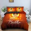 Family Buddha Bedding Set Mandala Quilt Cover Luxury Twin King Size Bed Sets Bohemian Bedclothes 2/3pcs With Pillowcase