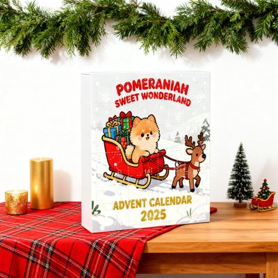Christmas Advent Calendar Corgi Design 24-Day Countdown Decoration Kid Surprise Advent