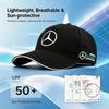 CRJ1 Benz Logo Outdoor Sun Hat Adjustable UV Protection Baseball Cap With For Mercedes-Benz GLC X253 X254 C-Class W205 W206 A-Class
