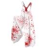 Women's Summer Overalls Floral Print Vintage Jumpsuit (Non-Adjustable Straps)