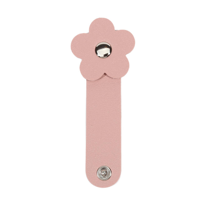 Cable Organizers Reusable PU Flower Cable Ties Cord Organizer Keeper Holder Fastening Straps Headphones PC Wire Wrap Management