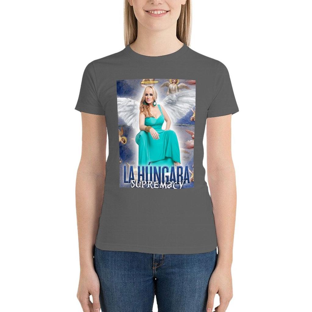 The Hungara Supremacy T-Shirt Tees Kawaii Clothes Lady Clothes Anime Clothes Cotton T Shirts Women