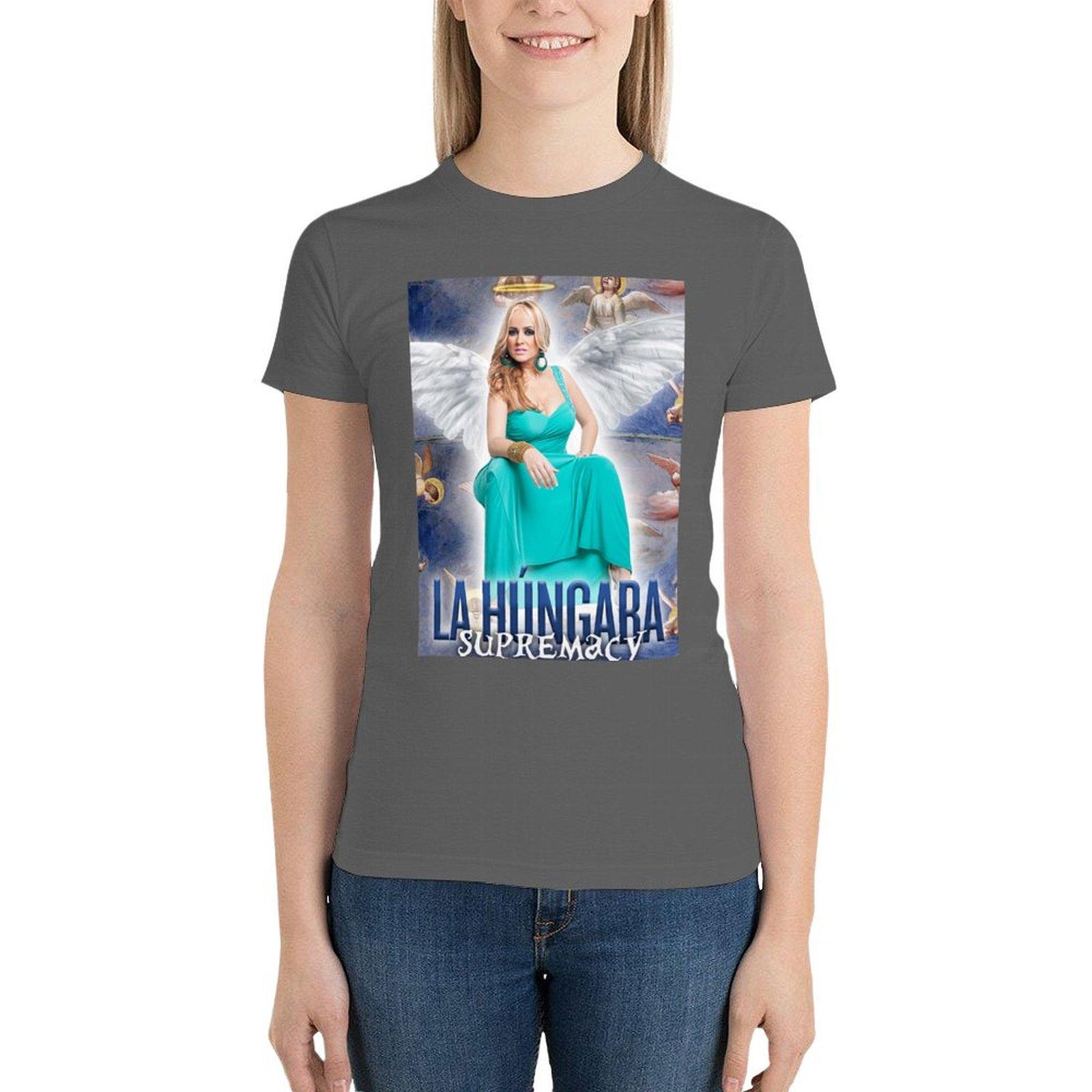 

Футболка Hungara Supremacy Футболки Kawaii Одежда Женская одежда Аниме Одежда Хлопковые футболки Женские XL темно-серого