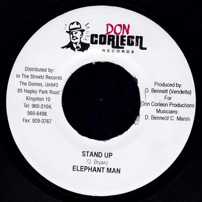 7inch Record ELEPHANT MAN - Stand Up NONE Don Corleon Rec 2004 Jamaica Reggae, Ska & Dub Used
