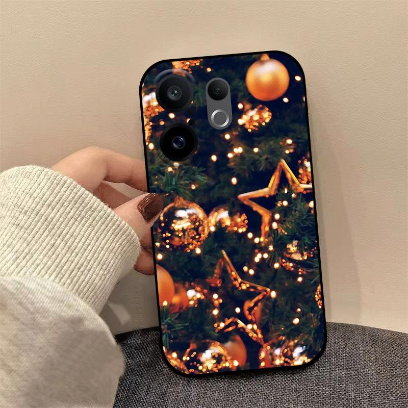 Case For VIVO X200 FE S30 Pro Mini Christmas Phone Cover Soft Silicone TPU Shell For VIVO X200FE Shockproof Bumper V2503 V2465A
