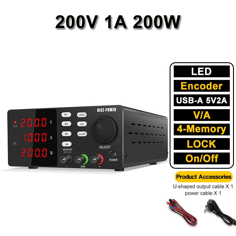 OCP OVP Bench DC Power Supply 30V 10A 160V Adjustable Power Source USB 5V 2A OUTPUT Programmable Voltage Stabilizer Buzzer Alarm