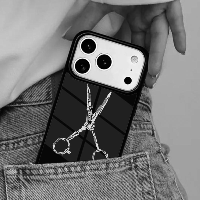 

Hair Stylist Scissors Phone Case for iPhone 16e 15 14 13 12 17 Pro Max Plus Air 17pro Cover Coque iPhone 13 Pro