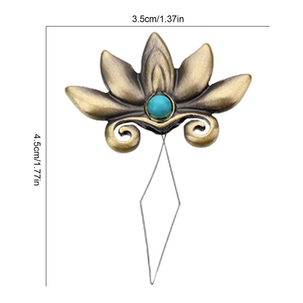 Flower Needle Threader Alloy Flower Hand Wire Loop Retro Luxury Hand Machine Sewing Tool For Hand Sewing Embroidery Handicraft