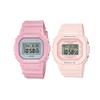 Unisex Pair Table Series Pink Watch DW-5600SC-4JF+BGD-560-4JF