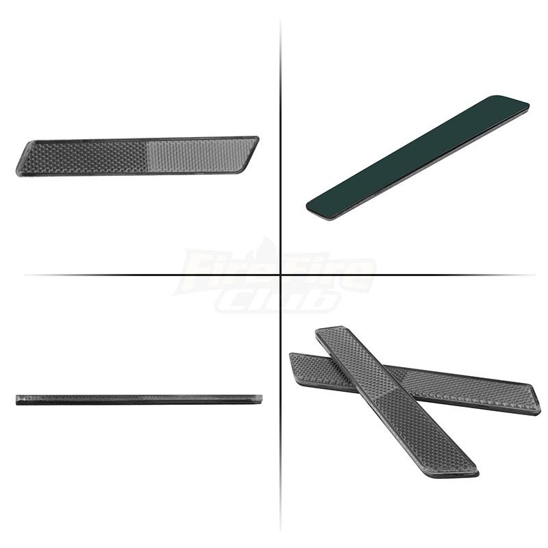 ABS Motorrad Geräuchert Satteltaschenschutz Reflektor Verschlussabdeckung Für Harley Touring Road King Road Glide Street Glide 2014-aufwärts