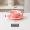 Peiersen Floral Ceramic Coffee Cup & Saucer Set