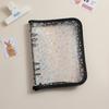 A5 Laser Star Zipper Binder Collect Book Refill Organizer DIY Journal Diary Transparent Kpop Idol Photo Album Kawaii Stationery