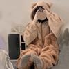 Flannel Anime Adults Animal Pijama Pajamas Set Women Men Cosplay Halloween Cartoon Pyjama Adults Winter Bear Sleepwear