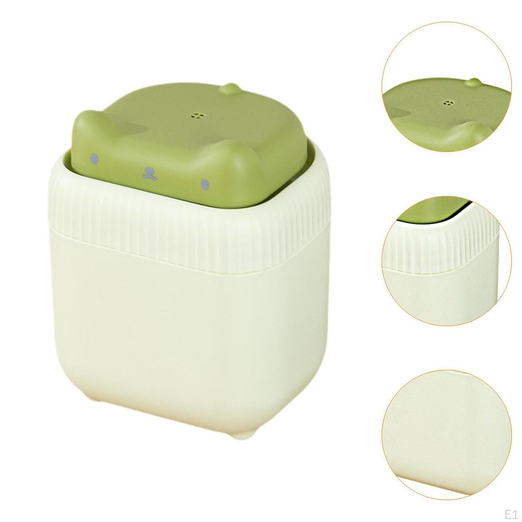 Dish Soap Dispenser with Sponge Holder for Kitchen, Freestanding Pump Bottle
