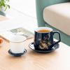 Jilan Ceramic Office Tea Brewing Cup with Lid - Customizable Business Gift