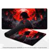 Gaming Großes Premium Dunkelrot Anime Mädchen Mauspads Überwendlichkante Schreibtischunterlage XXL Rutschfester Gummi Tastatur Tischmatten Für Gamer PC