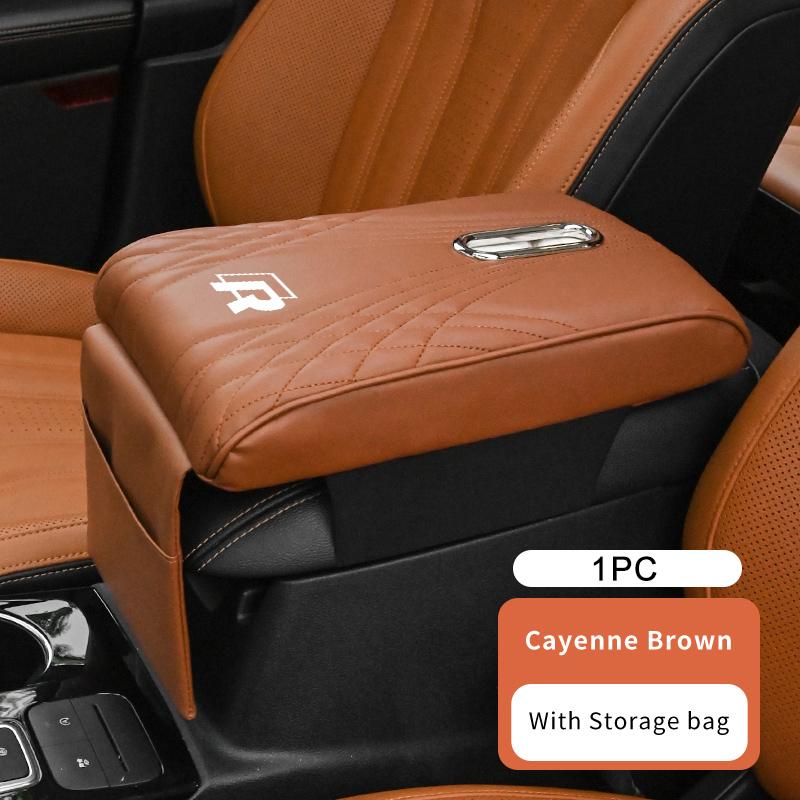 Car Armrest Comfort Booster Cushion Leather Metal Heightening Pad For Volkswagen VW Tiguan CC Jetta Polo Golf 4 5 6 Passat B5 B6 zr6