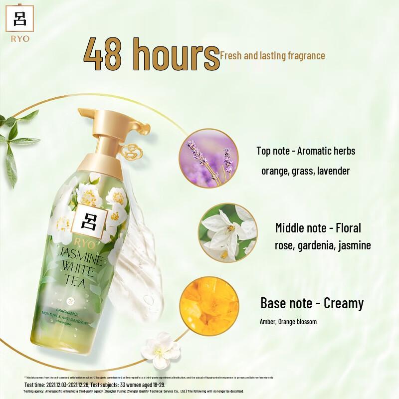 Ryo White Tea Jasmine Anti-Dandruff Shampoo & Conditioner Set