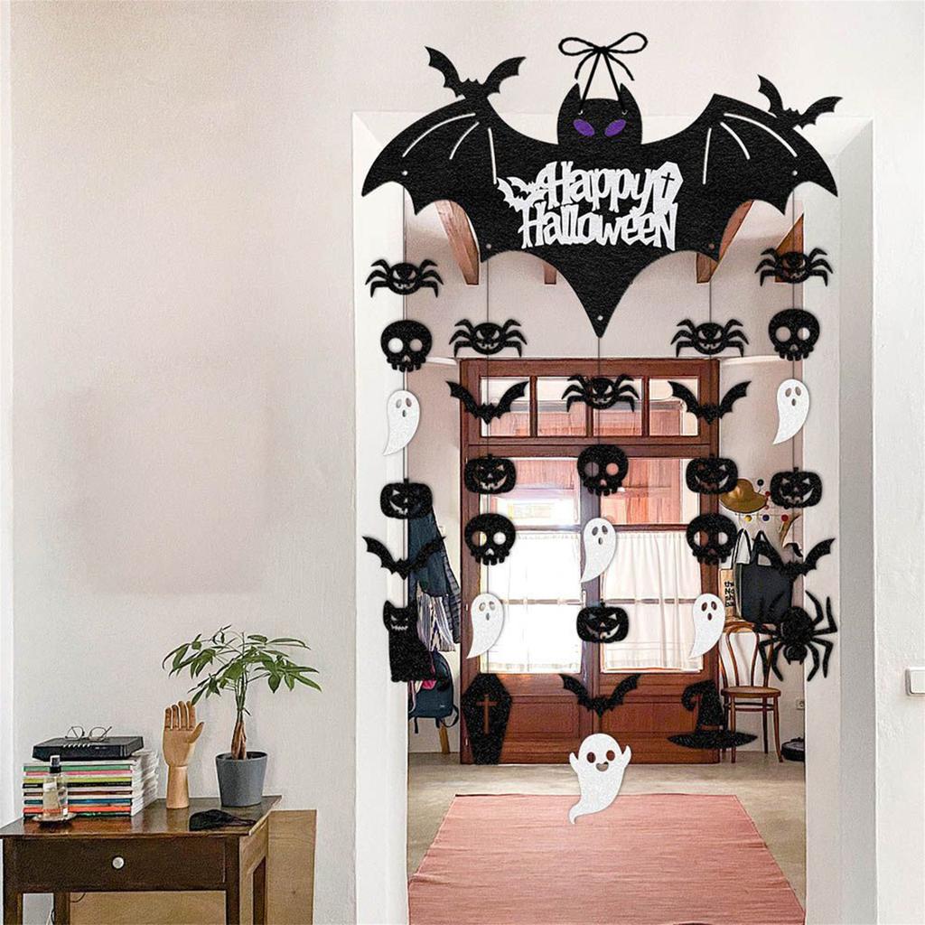Creepy Halloween Spider Web Scary Decorative Hanging Ornament for Holiday Party Decoration and Gifts