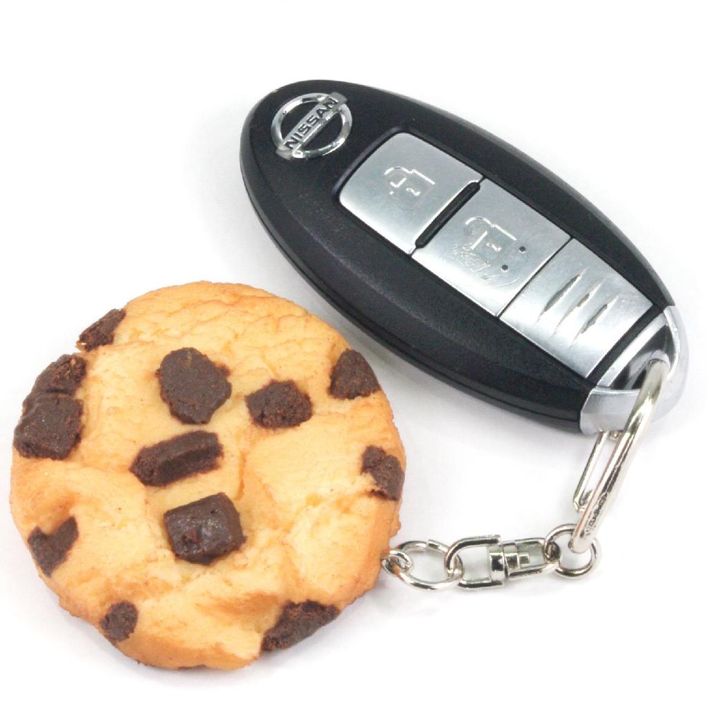 Food Sample Keychain Chocolate Chip Cookie Looks Like You Want to Eat It 061OK -