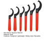 6Pcs Coilover Spanner Wrenches Rustproof Corrosion Resistant Shock Adjustment C-Shape Spanner Hook Wrench Tools