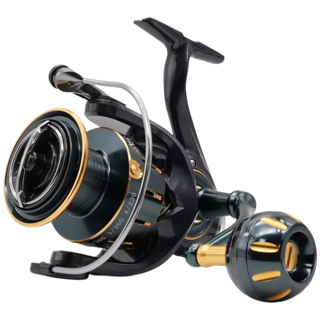 

SW 5000 Spinning Max Drag Gear Ratio Weight Interchangeable Threaded Ball Suitable for and Surf Suitable for Multiple Saltwater Fishing Fi s+7 Reel, чёрный