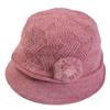Chapeau en laine pour femmes, automne et hiver, fleur, mère, lapin, Pot, peluche, épaissi, maintien au chaud