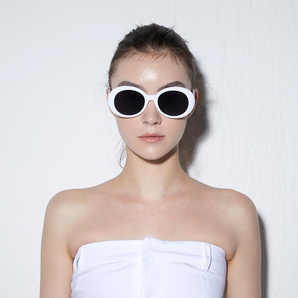Mitaseongeullaseu Palawan Sunglasses Mt002692C23 White