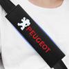 Car Seat Shoulder Belt Cover Protector Pad Auto Accessories For Peugeot 308 408 508 RCZ 208 3008 2008 206 207 108 406 407 408 206 207 208 306 307