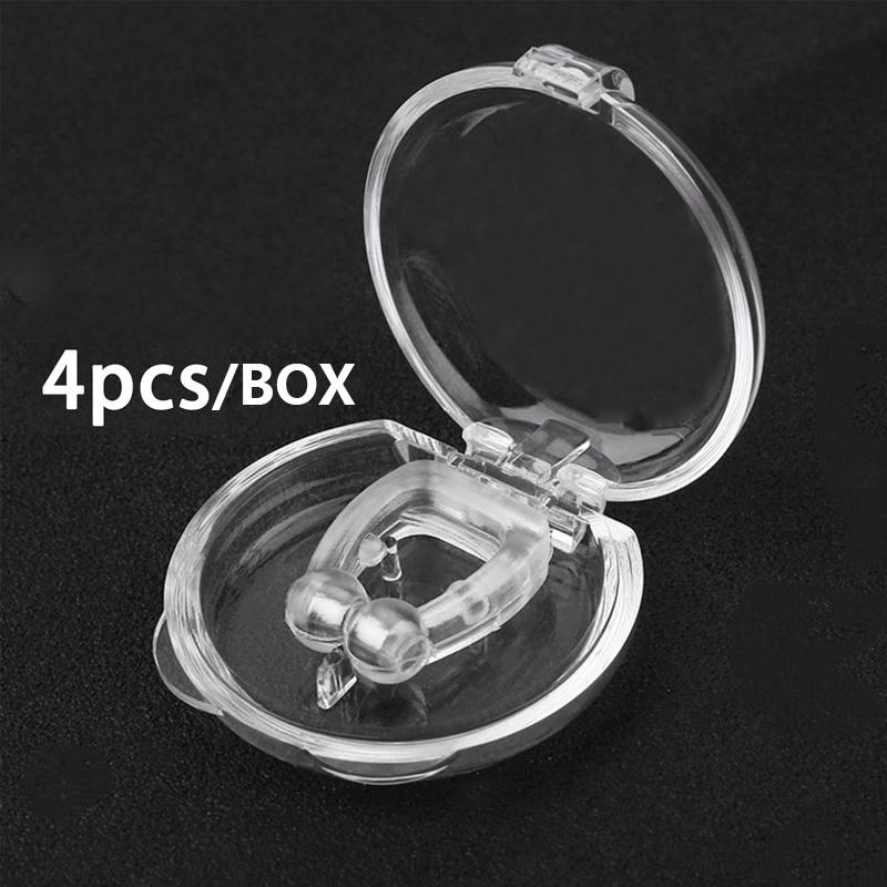 Silicone Magnetic Anti-snoring Stop Snoring Nose Clip Easy Breathe Improve Sleeping Aid Guard Night Device