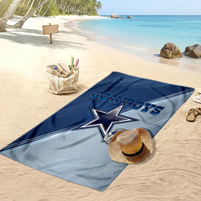 Dallas Cowboys Print Beach Towel Soft Portable Quick?dry Towel For Pool Summer Vacation Outdoor Sport