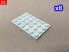 Non-Toxic Moc Bricks Plate 4X4 4X6 4X8 4X10 4X12 3031 3022 3035 3030 3029 Children Toy Building Blocks Assembles Birthday Gift