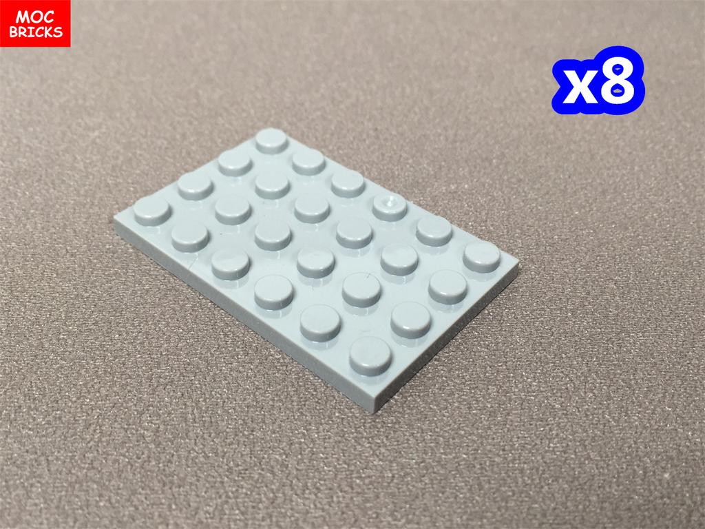 Non-Toxic Moc Bricks Plate 4X4 4X6 4X8 4X10 4X12 3031 3022 3035 3030 3029 Children Toy Building Blocks Assembles Birthday Gift