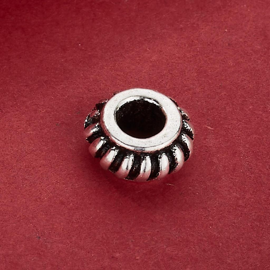 S925 Spiral Spacer Beads for DIY Bracelets & Necklaces